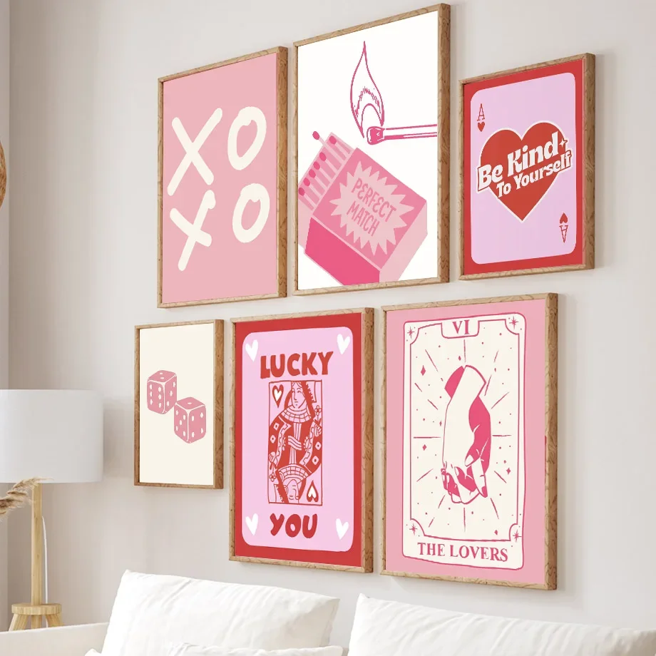 Home Decor Y2K - ملصق وطباعة فنية بوهيمية للغرفة المعيشة