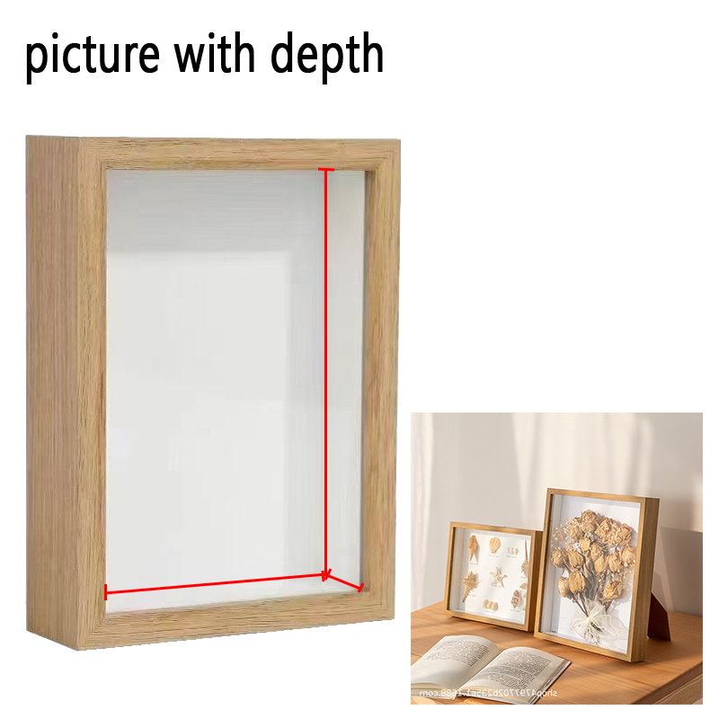 Bamboo Photo Frame - إطارات صور خشبية ثلاثية الأبعاد بعمق