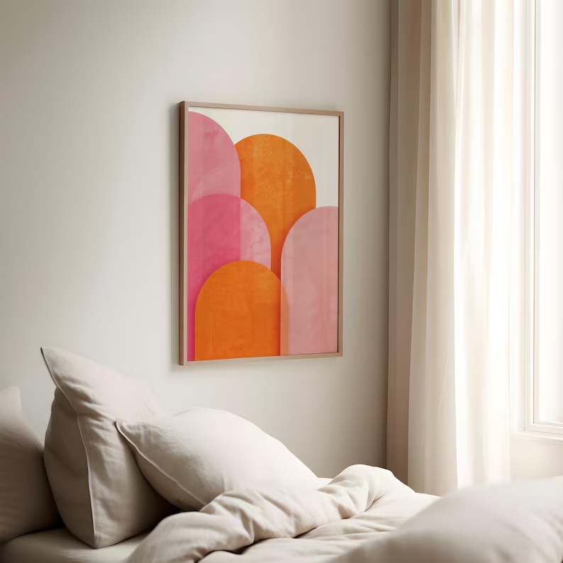 لوحة فنية جدارية حديثة بتصميم  - مراجعة Home Decor Theme وسعره