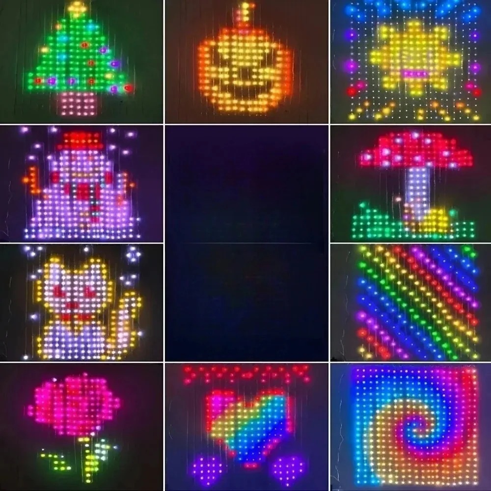 ستائر إضاءة LED بكسل مع تحكم ع - مراجعة Home Decor Free App وسعره